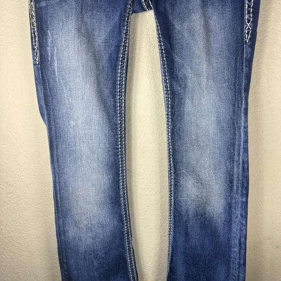 Rock Revival Betty boot Women's Dark Blue Boot Cut Jeans - Picture 10 of 16